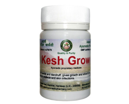 Kesh Grow Adarsh Ayurvedic, 40 グラム ~ 80 錠剤