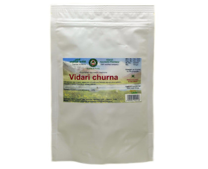 Vidari 粉末 Adarsh Ayurvedic, 100 グラム