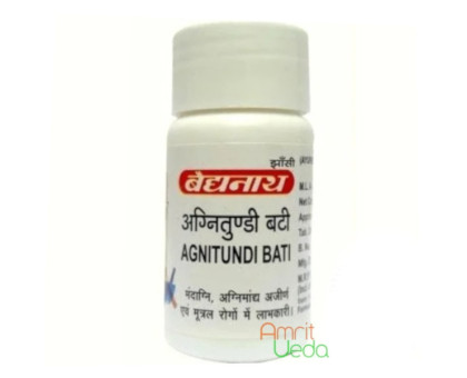 Agnitundi bati Baidyanath, 80 錠剤 - 24 グラム