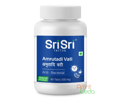 Amrutadi vati Sri Sri Tattva, 60 錠剤