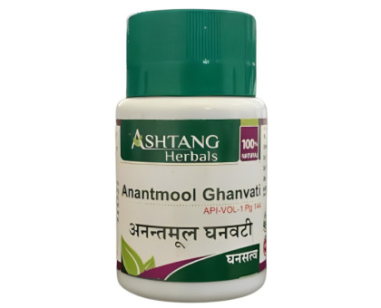 Anantmool エキス Ashtang (Anantmool ghanvati Ashtang), 60 錠剤