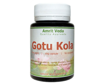 Gotu Kola Amrit Veda, 60 カプセル