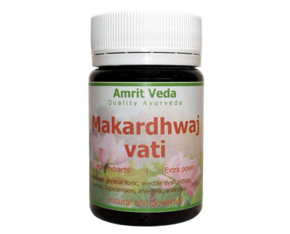 Makardhwaj vati Amrit Veda, 60 錠剤