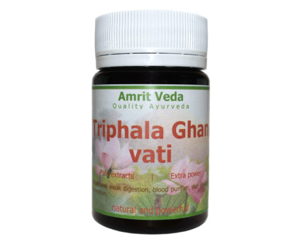 Triphala エキス Amrit Veda, 60 錠剤