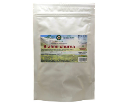 Brahmi 粉末 Adarsh Ayurvedic, 100 グラム