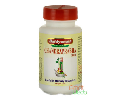 Chandraprabha bati Baidyanath, 80 錠剤 - 28 グラム