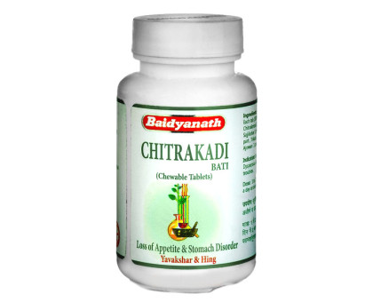 Chitrakadi bati Baidyanath, 80 錠剤 - 24 グラム