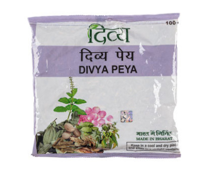 Herbal お茶 Divya Peya Patanjali, 100 グラム