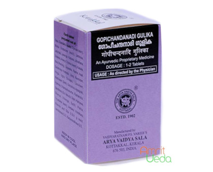 Gopichandanadi gulika Kottakkal, 100 錠剤