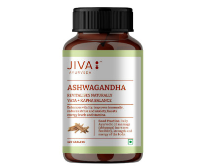 Ashwagandha Jiva, 120 錠剤