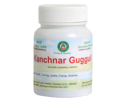 Kanchnar Guggul Adarsh Ayurvedic, 40 グラム ~ 120 錠剤