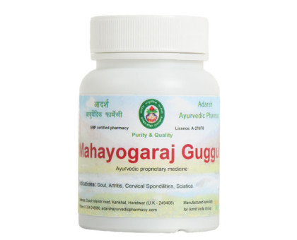 Mahayogaraj Guggul Adarsh Ayurvedic, 40 グラム ~ 110 錠剤