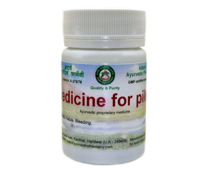 Medicine for piles Adarsh Ayurvedic, 40 グラム ~ 100 錠剤