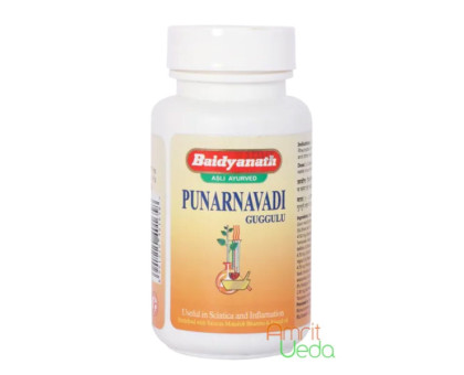 Punarnavadi Guggulu Baidyanath, 80 錠剤 - 30 グラム