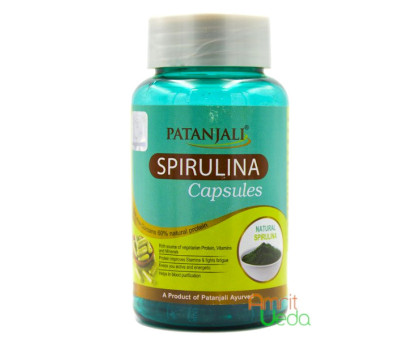 Spirulina Patanjali, 60 カプセル