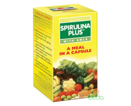 Spirulina plus with Amla GoodCare, 60 カプセル