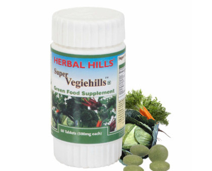 Super Vegiehills Herbalhills, 60 錠剤