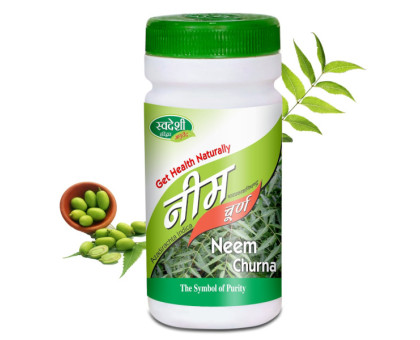 Neem 粉末 Swadeshi Ayurved, 100 グラム