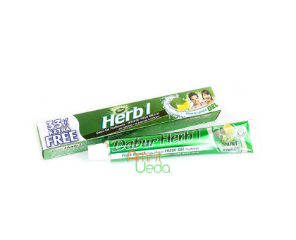 Toothgel Mint and Lemon Dabur, 80 グラム