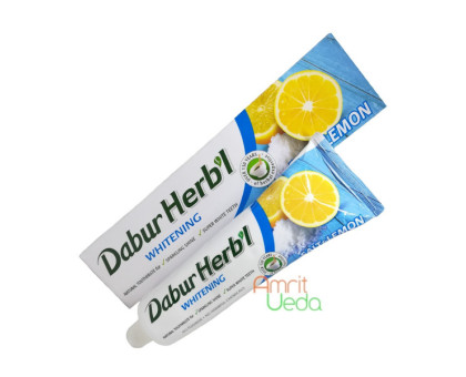 Toothpaste whitening Salt and Lemon Dabur, 80 グラム