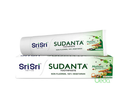 Toothpaste Sudanta Sri Sri Tattva, 100 グラム