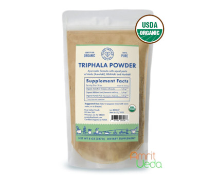 Triphala 粉末 Pure Indian Foods, 227 グラム