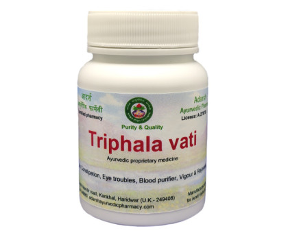 Triphala vati Adarsh Ayurvedic, 100 グラム ~ 200 錠剤