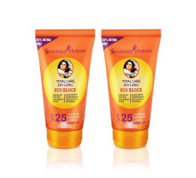 Total Care Day Long Sun Block (SPF 25) 80g + 20g X Pack of Two