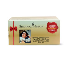 Shascrub Plus - Walnut Face & Body Scrub 40g (Free-Tulsi Neem Face Wash 50g)