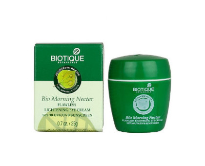 Bio Morning Nectar eye cream Biotique, 15 グラム