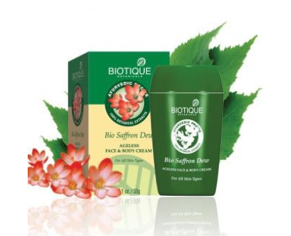 Bio Saffron Youth Dew cream Biotique, 50 グラム