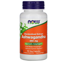 Ashwagandha エキス 450 mg, 90 カプセル