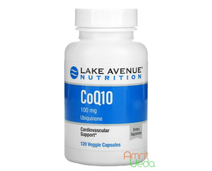 Coenzyme Q10 100 mg Lake Avenue, 120 カプセル