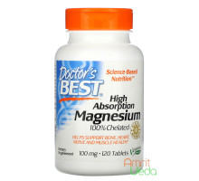 Magnesium chelated - 100 mg, 120 錠剤