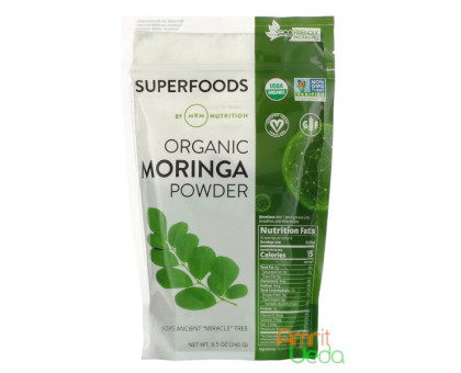 Moringa 粉末 MRM Nutrition, 240 グラム