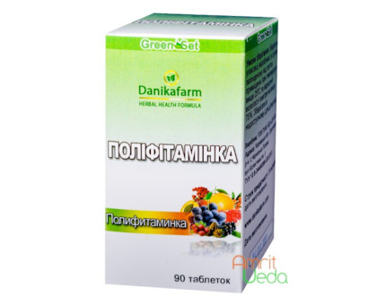 Polyfitaminka Danikafarm, 90 錠剤