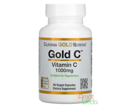 Vitamin C California Gold Nutrition, 60 カプセル