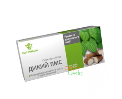 Wild Yam Elit-Pharm, 30 錠剤