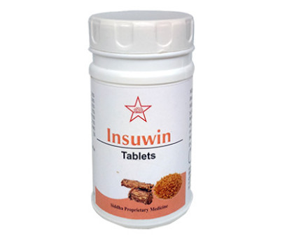 Insuwin SKM Siddha Ayurveda, 100 錠剤