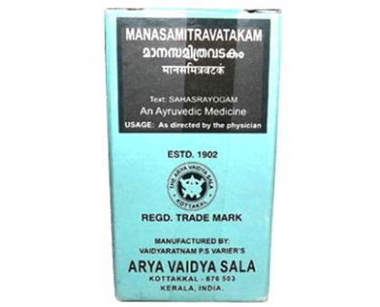 Manasamitra vatakam Kottakkal, 100 錠剤