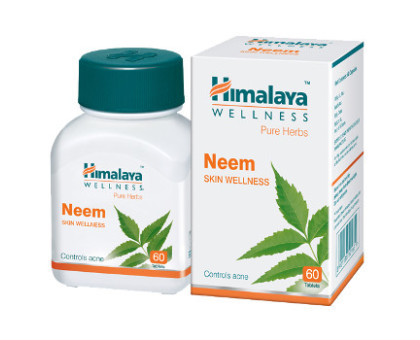 Neem エキス Himalaya, 60 錠剤 - 15 グラム