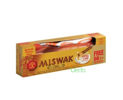 Toothpaste Miswak Gold Dabur, 170 グラム