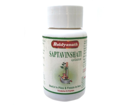 Saptavinshati Guggul Baidyanath, 80 錠剤 - 30 グラム